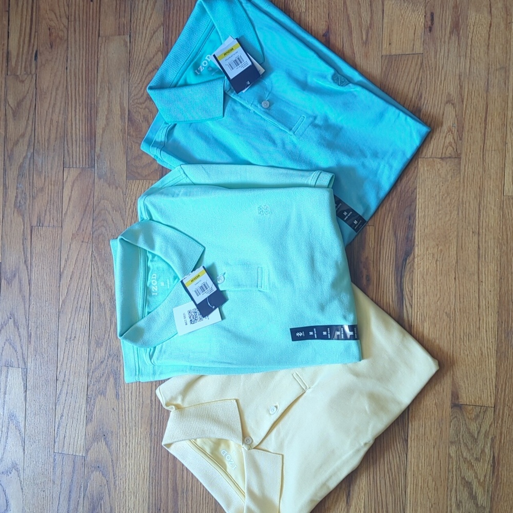 Set of 3 Men's IZOD Polo Shirts
